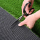DIY Artificial Grass for Side Yard Landscaping, 0.8" Pile (4', 3', 1'W Options)