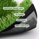 DIY 15' Artificial Grass Turf for Dogs Outdoor Patio Playset, 1.38" Pile