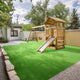 DIY Modular 12' Artificial Grass | 1.38" Soft Turf for Home Gym & Play Areas
