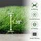 DIY 12' Artificial Grass Turf for Dogs, Gym, Outdoor, Playset, 1.38" Pile
