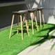DIY Artificial Grass for Side Yard Landscaping, 1.38" Pile (4', 3', 1'W Options)