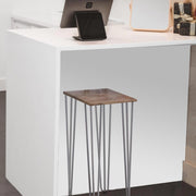 DIY 28 Inch Hairpin Legs, Set(4), 3-Rod, Raw Steel