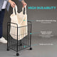 DIY Rolling Laundry Hamper Metal Frame & Canvas Basket 16x12x24