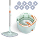 DIY Microfiber Spin Mop Bucket System with 8 Mop Pads