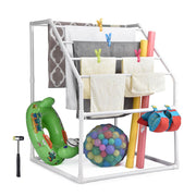DIY Swimming Pool Towel Rack Storage Hot Tub SPA