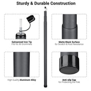 DIY Tarp Poles Set of 2 with Bag Tent Canopy Shelter Poles