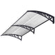 DIY 6.5ft Awning Patio Cover Rain Protection Window