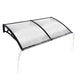 DIY 6.5ft Awning Patio Cover Rain Protection Window