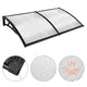 DIY 6.5ft Awning Patio Cover Rain Protection Window