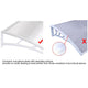 DIY 10ft Awning Patio Cover Rain Protection Window