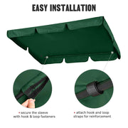 DIY Outdoor Patio Swing Canopy Replacement Color & Size Options