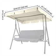 Outdoor Patio Swing Canopy Replacement Color & Size Options