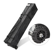 InstaHibit 10x10 Pop Up Canopy Storage Bag w/ Wheels 12x11x63"