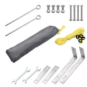 DIY Retracted Car Rooftop Side Awning Shade 4' 7"x6' 7"