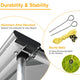 DIY Retracted Car Rooftop Side Awning Shade 4' 7"x6' 7"