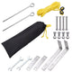 DIY Retracted Car Rooftop Side Awning Shade 8' 2"x7' 7"