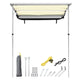DIY Car Awning with LED Light Rear Side Tent 6' 7" x 4' 7"