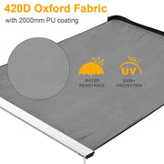 DIY Car Side Awning Waterproof Fabric 4.5'x6' UV50+