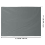 DIY Car Side Awning Waterproof Fabric 4.5'x6' UV50+