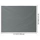 DIY Car Side Awning Waterproof Fabric 4.5'x6' UV50+