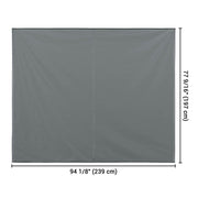 DIY Car Side Awning Waterproof Fabric 6.5'x7.7' UV30+