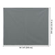 DIY Car Side Awning Waterproof Fabric 6.5'x7.7' UV30+