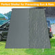 DIY Car Awning Side Wall Waterproof Extension 4.6'x6.6' UV50+