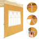 10x10 Canopy Sidewall with Window 1-pack(9.6x6.7ft)