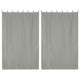 DIY Outdoor Patio Door Curtain Tab Top 54x84 2ct/Pack