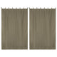 DIY Outdoor Patio Door Curtain Tab Top 54x84 2ct/Pack