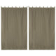 DIY Outdoor Patio Door Curtain Tab Top 54x96 2ct/Pack