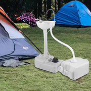 DIY Portable Sink Hand Wash Station with Water Tank Foot Pump