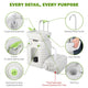DIY Rolling Portable Sink Hand Wash Station Foot Pump 12Gal