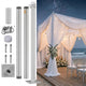 DIY Sun Sail Posts Pole Kit with Base & D-Ring Clamp