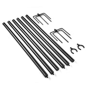 DIY Aluminum Poles for String Light, Outdoors, Planter 10 foot 2ct/pk