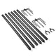 DIY Aluminum Poles for String Light, Outdoors, Planter 10 foot 2ct/pk