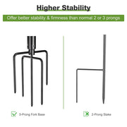 DIY Aluminum Poles for String Light, Outdoors, Planter 10 foot 2ct/pk