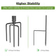 DIY Aluminum Poles for String Light, Outdoors, Planter 10 foot 2ct/pk