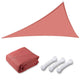 DIY Triangle Outdoor Sun Shade And Canopy 16' Color Options