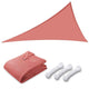 DIY 20' Triangle Sun Shade Wind Sail Shade Canopy