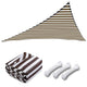 DIY 20' Triangle Sun Shade Wind Sail Shade Canopy