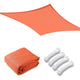 DIY 13' x 19' Rectangle Sun Shade Wind Sail Shade Canopy
