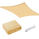 DIY 13' x 19' Rectangle Sun Shade Wind Sail Shade Canopy