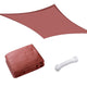 DIY 13' x 19' Rectangle Sun Shade Wind Sail Shade Canopy