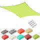 DIY 13' x 19' Rectangle Sun Shade Wind Sail Shade Canopy