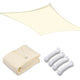 DIY 13' x 19' Rectangle Sun Shade Wind Sail Shade Canopy