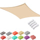 DIY 12' Square Outdoor And Patio Shade Color Options