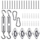 DIY Stainless Steel Pad Eye Turnbuckle Carabiner, 8