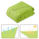 DIY 13' x 19' Rectangle Sun Shade Wind Sail Shade Canopy