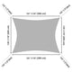DIY 10x13 Ft Rectangular Sun Shade Canopy For Patio Garden